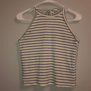 American Eagle striped halter tank top